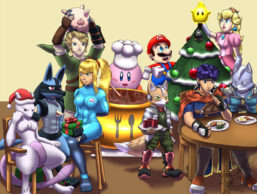 Sex Smash Bros. Christmas pictures