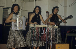 Fashionsfromhistory:  Student Band At L. A. Pittenger Student Center Birthday Party 