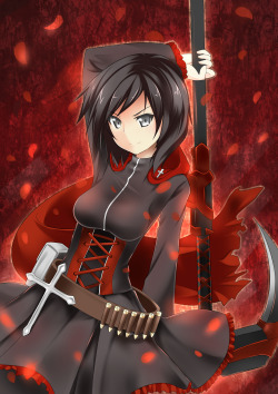 stupidprivate:    Ruby Rose of team RWBY