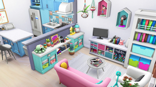 CUTE TEEN APARTMENT 2 bedrooms - 2-3 sims1 bathroom§48,654 (will be less when placed due to the