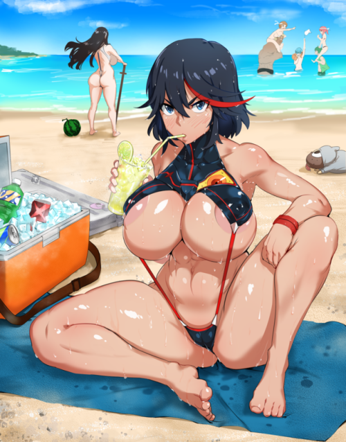 kunaboto:   Kill la Kill - Beach Ryuko   porn pictures