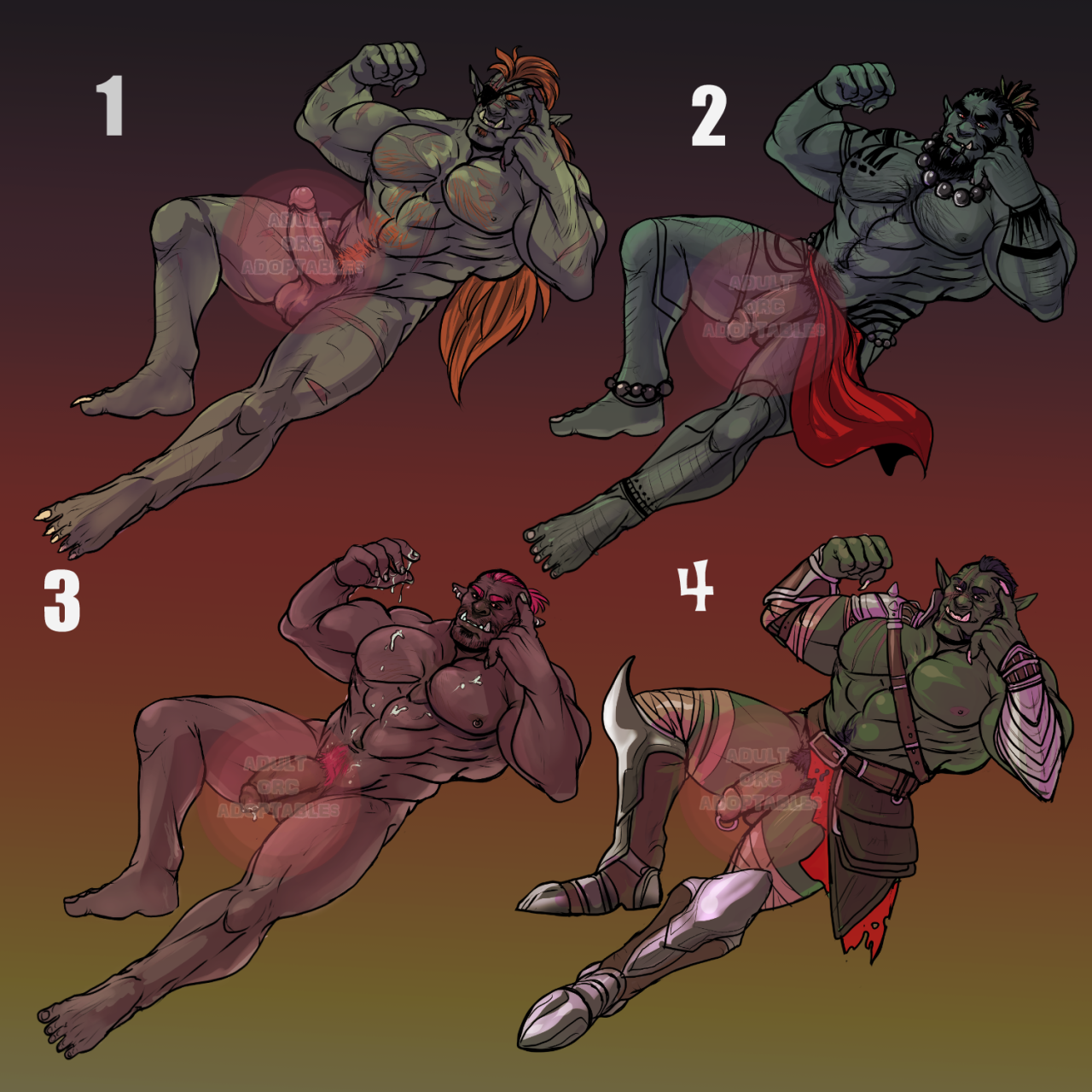 benzysmut:  Adult orc adoptable up for adoption, starting bid is $15 with $45 as