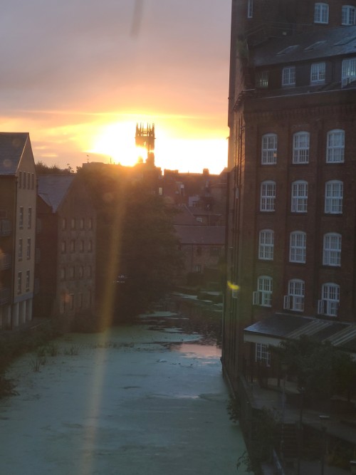 Sunset Behind The York Minster