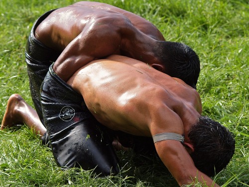 Yağlı güreş / Turkish oil wrestling 2