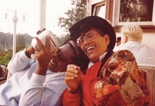 queerasfact:Three photos of Black lesbian writer and activist Audre Lorde and her partner and fellow