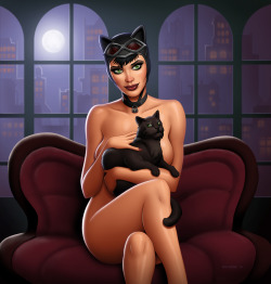 blackbatpurplecat:  Catwoman’s pussy by