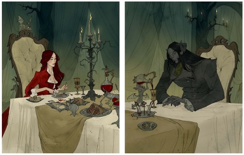 monthofloveart: “Daunting” By Abigail Larson Instagram | Twitterwww.abigaillarson.com Fo