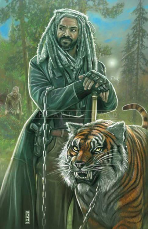 theartofgard:King Ezekiel & Shiva (The Walking Dead)#KingEzekiel #KharyPayton #Shiva #TWD #FanAr