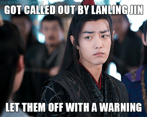suibianjie: things that totally happened on The Untamed (Yiling Laozu + this meme)