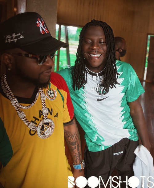 When #Stonebwoy and #Davido connect on the set of their “ACTIVATE” Music Video Shoo