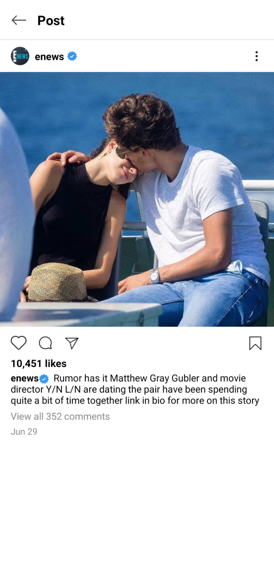 Matthew gray gubler girlfriend