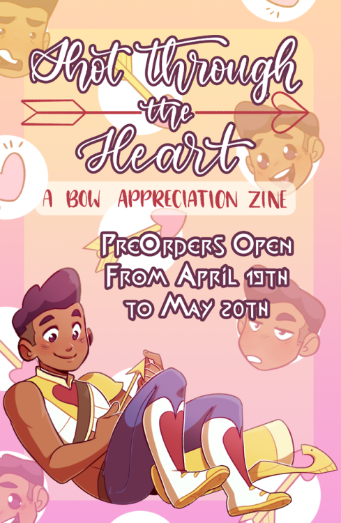 Preorders are open for the Bow Appreciation Zine! Preorders will run from April 19th to May 20th, al