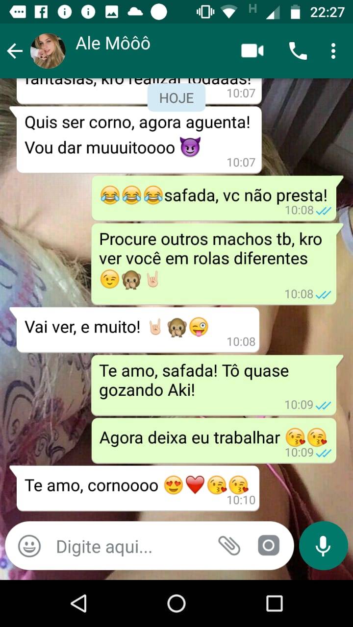 odrols:Print do casal Ale e seu corno, experimentando pela primeira vez uma aventura