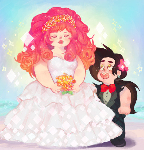 jackpotlemon: i have always imagined what they would look like in their wedding, ,ALSO the crystal b