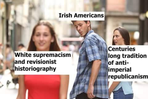 bluegrumps:  Daniel O’Connell literally got Fredrick Douglas over to speak to the Irish, and he told his own followers that if the Irish went to America and treated black people like shit then they were not Irish.  “It is not in Ireland that you