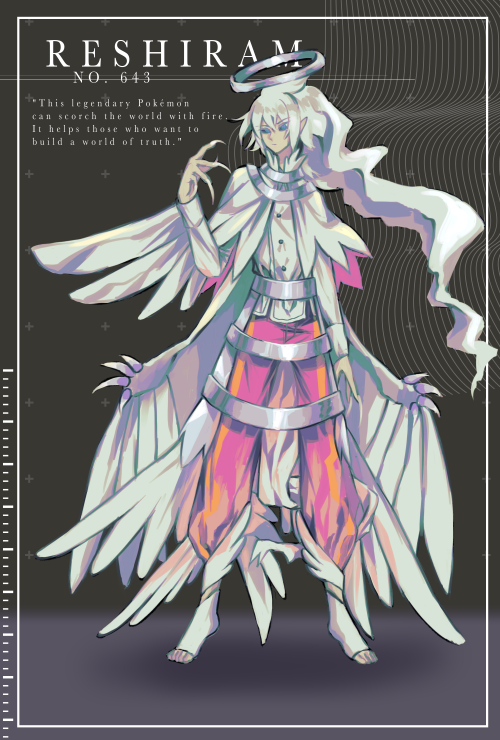 yo • Gengar and Reshiram gijinkas for a contest on...