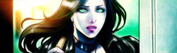 carlathezombie:  Laura Kinney - X 23  I have heard that roller coasters make people scream and vomit. I want to try it.  