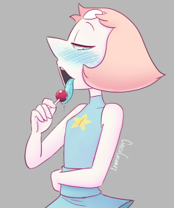 cubedcoconut:  More lollipop Pearl!