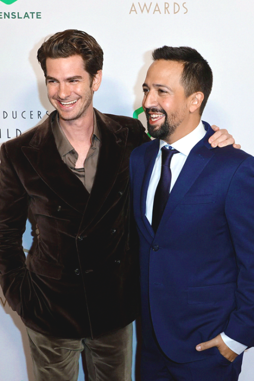 ANDREW GARFIELD, LIN-MANUEL MIRANDA33rd Annual Producers Guild AwardsMarch 19, 2022 — Los Ange