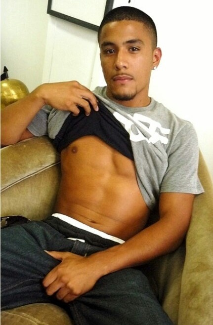 dominicanblackboy:  Papi sexy cute lil tight ass on the couch wit all that yummy