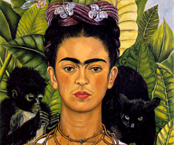 jeanpierreleauds: favorite artists: Frida Kahlo (1907-1954)“I used to think I was the strangest person in the world but then I thought there are so many people in the world, there must be someone just like me who feels bizarre and flawed in the same