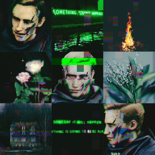Ralph green and glitchy moodboard (Not requested requests are open tho)