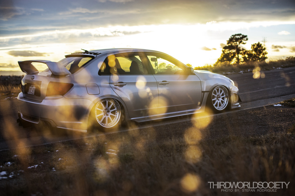 thirdworldsociety:  Breath of Fresh Air: Slammed Subaru WRX Feature Live HERE  