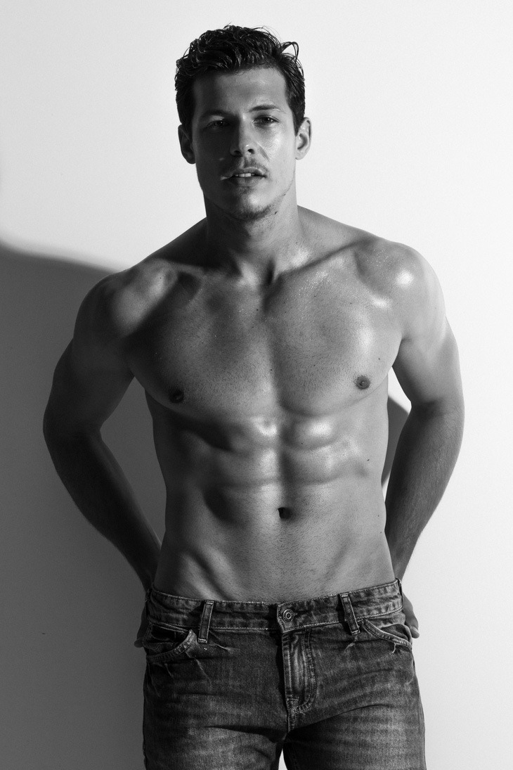 mansexfashion:  Photographer: Jeff Segenreich Model: Fernando Pessiquelli Man+Sex=Fashion