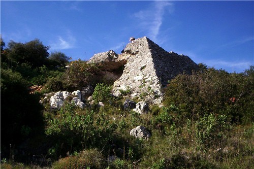 The Falicon Pyramid,Located along the French Riviera, the Falicon Pyramid is a partially ruined stru