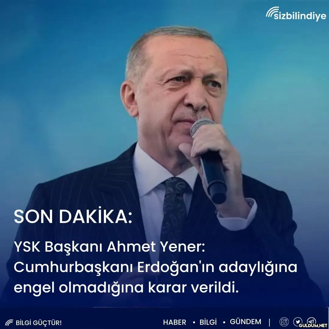 #SONDAKİKA | YSK Başkanı...