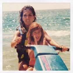 I think I posted this same photo last year but whatever this will always be my favorite photo of us. It perfectly captures the kind of childhood I had with her and how goddamn stylish and adventurous she was. Who wears gaudy earrings like that while on