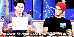 relentlessclimb:  Tyler and Dylan play Know Your Bro! 