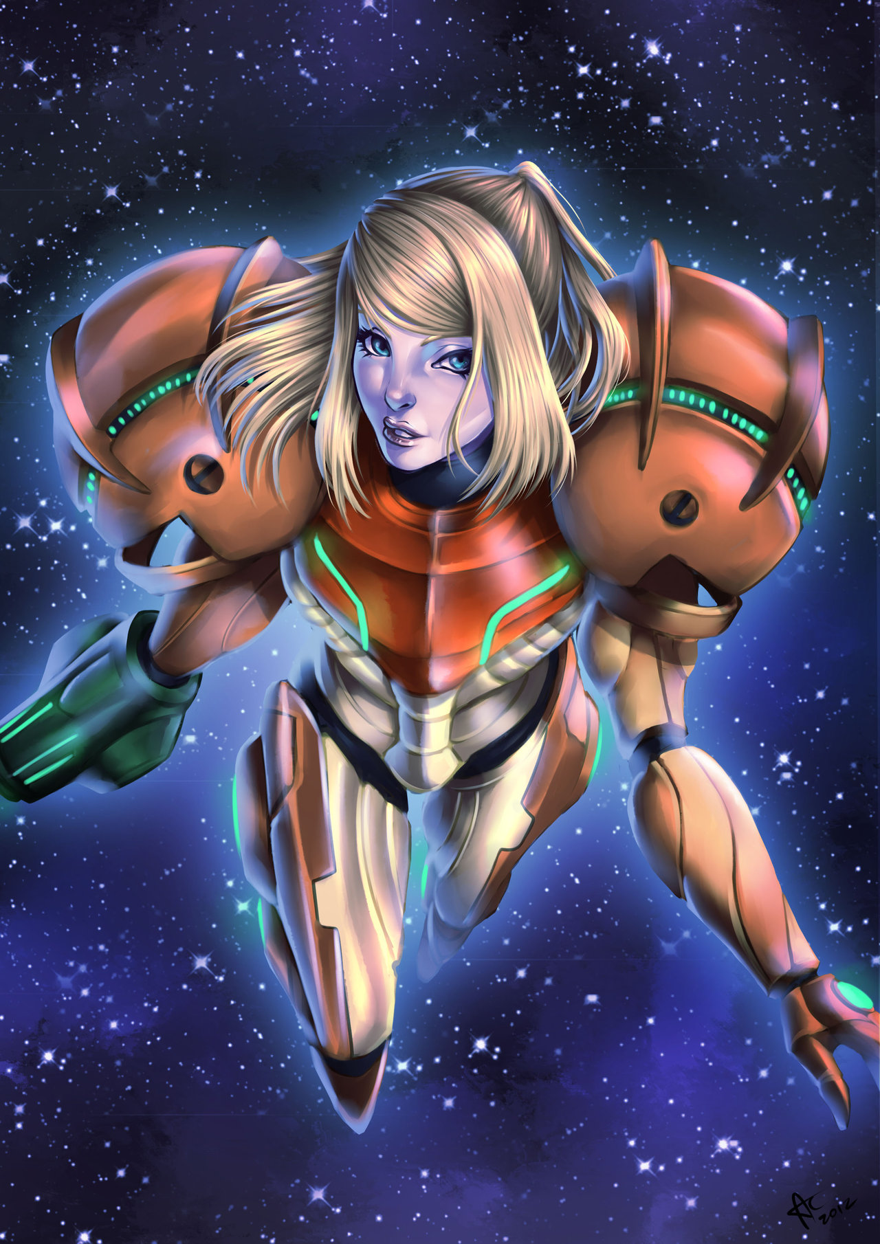 vizia-the-mod:  Samus Aran by *alanscampos
