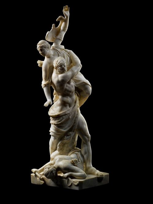 Hildegardavon: Leonhard Kern, 1588-1662 Hercules And Hippolyta, Ca.1615/20, Alabaster,