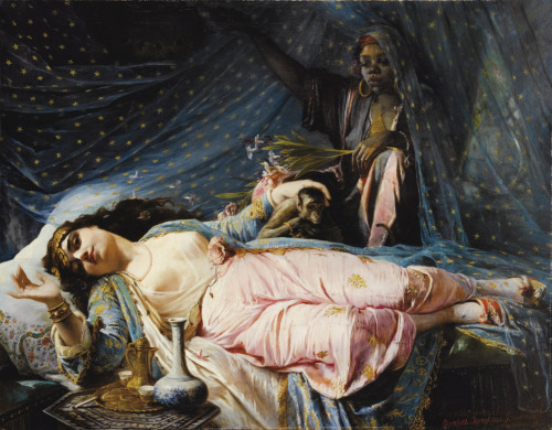 The princess Nazili Hanum or Nazli Khanum, by Anna-Maria-Elizabeth Jerichau-Baumann, 1875