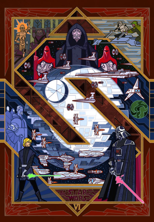 knightofleo:  Jian Guo | Star Warsa new hopethe empire strikes backreturn of the jedithe force awakens 