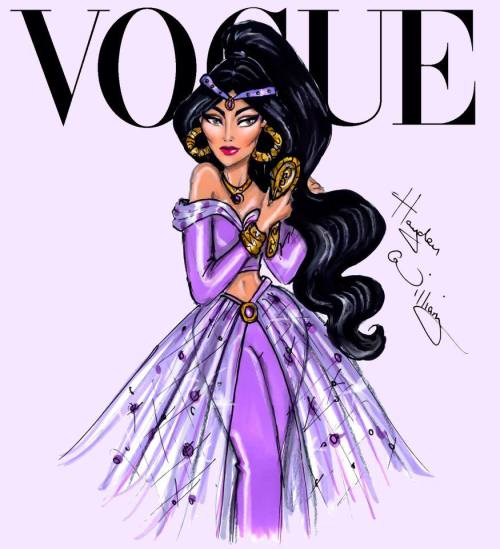 the-porcelain-princess:  Disney Divas for Vogue by Hayden Williams 