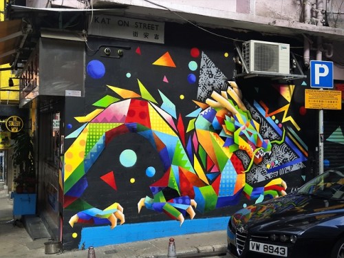 picturesofchina:Street art in Hong Kong