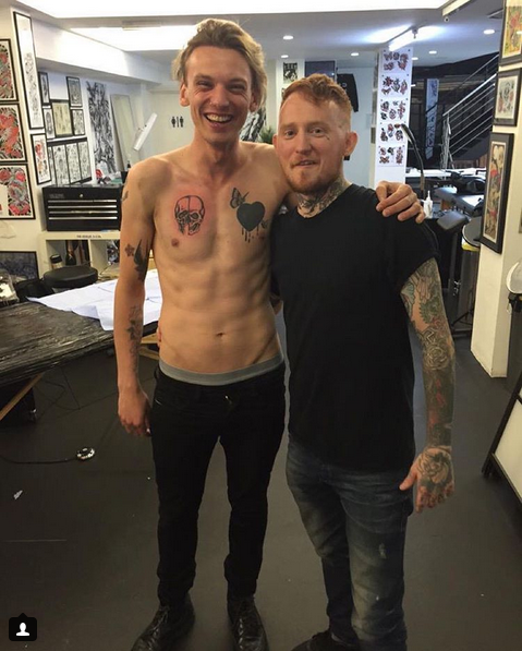 Stranger Things Jamie Campbell Bower Tattoos Photos Meanings