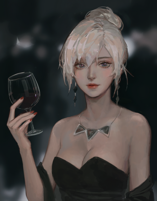 painting practise! this is raikoart’s character tess