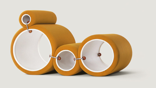 Joe Colombo, Tube chair, 1969–70. Manufacturer: Flexform. Italian architect and designer Joe Colombo