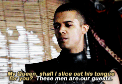 daenerystargaryen:  Daenerys Targaryen meme + (1/8) relationships ► Grey Worm “Grey Worm” gives me pride. It is a lucky name. The name this one was born with was cursed. That was the name he had when he was taken as a slave. But Grey Worm is the