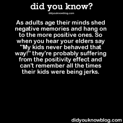 did-you-kno:  As adults age their minds shed
