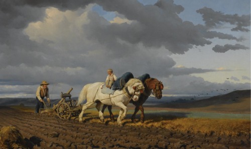 The Ploughing by Rosa Bonheur (French, 1822 - 1899)