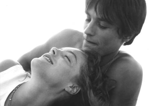 Romy Schneider & Alain Delon by Bert Stern, 1959