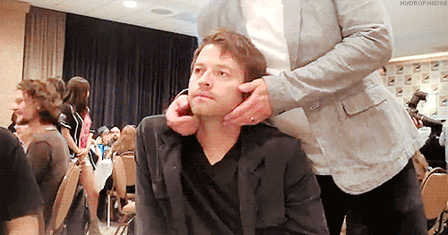 As We Found Out Recently, According To Misha, When You Like Someone You Gently Caress Them. So... There