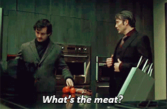 hannigrammatic:  crazyquilt:  granpappy-winchester:  oh-dr-lecter:  thefilmghoul:  Hannibal | S02E10 |  Will: “I provide the ingredients. You tell me what we should do with them.”  I never noticed before that Hannibal said, “I’ll make you lomo