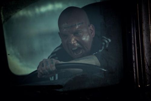 UM OMG.  Here’s the first official photo of Paul Giamatti as the (human version) of The Rhino 