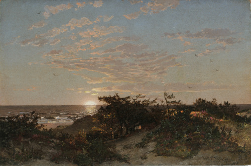 Coastal SceneWilliam Trost Richards (American; 1833–1905)1862 Oil on cardboardNational Academy Museu