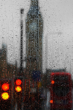 canislupvs:  A rainy day in London - by : Julian Reimer   